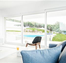 4 bedroom villa with pool & seaview, near Acharavi, sleeps 9